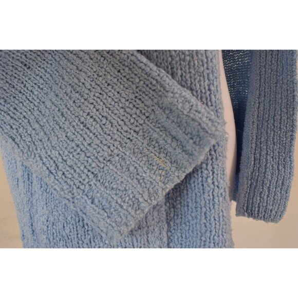 Vintage Powder Blue‎ Granny Sweater | 80s acrylic sweater size S - Picture 7 of 10